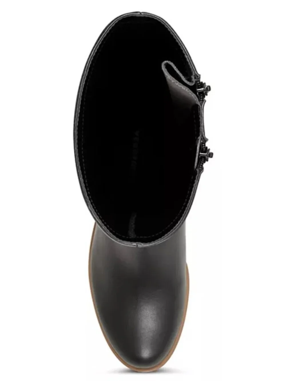 Aerosoles Binocular Knee High Wedge Boots Black Size 10W NWT